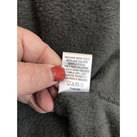 ULTA Gray Bath Robe One Size Open Front Tie Waist Pockets Long - Picture 7 of 8